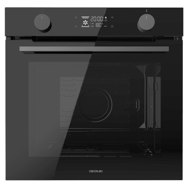Cecotec Bolero Hexa P526000 Glass Black A Horno Integrable Pirolítico P526000 Glass Black de 73L de capacidad 9 funciones Display Clase A 2800W Pirólisis Cooling Fan Modo Defrost Modo Convección Modo Eco. Horno Integrable Ofertas especiales