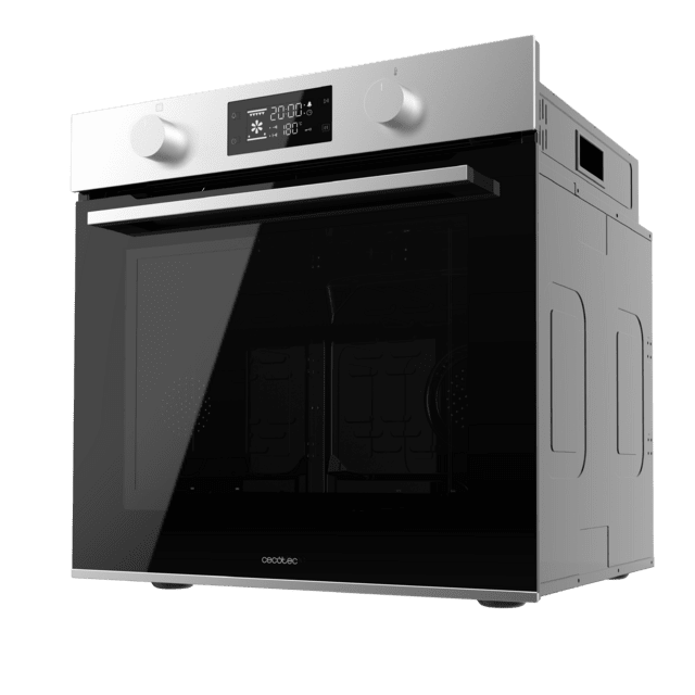 Cecotec Bolero Hexa P526000 Line A Horno Integrable Pirolítico P526000 Line de 73L de capacidad 9 funciones Display Clase A 2800W Pirólisis Cooling Fan Modo Defrost Modo Convección Modo Eco. Horno Integrable Grandes ahorros