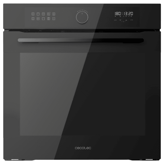Cecotec Bolero Hexa AF316000 Glass Black A Horno integrable Airfryer Glass Black de 81L de capacidad 11 funciones con Airfryer Master Pizza Master Steam Asisst Steam EasyClean 3D cooking Clase A. Horno integrable En línea