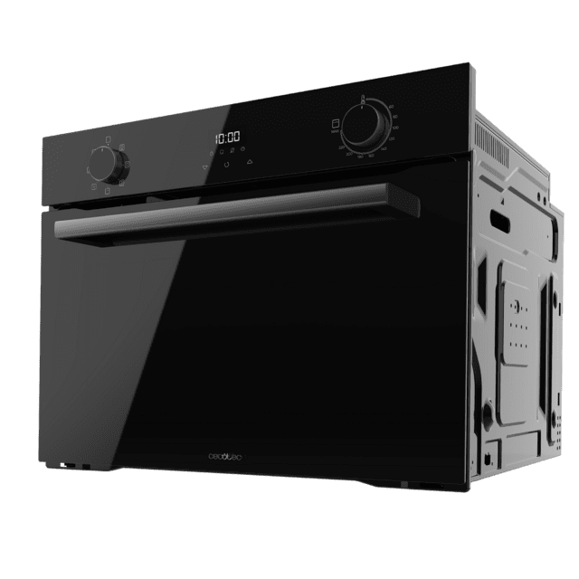 Cecotec Bolero Hexa M224500 Glass Black A Horno Integrable Multifunción de 53L de capacidad 7 funciones con Grill Defrost Steam Assist 2600W.  Horno Integrable Multifunción Outlet