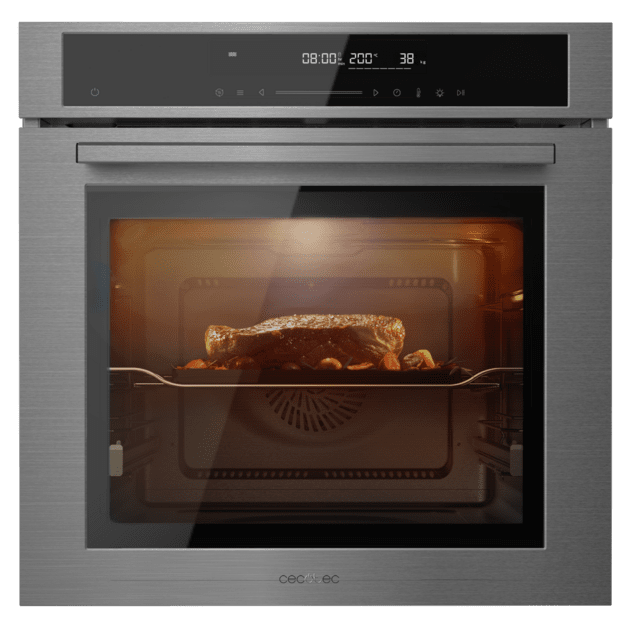 Cecotec Bolero Hexa SM406000 Line A+ Horno Integrable Multifunción Meat Master de 72 l de capacidad 12 funciones con Pizza Master Modo Eco y Defrost Electronic Timer 2900 W. Horno Integrable Multifunción  Rebajas
