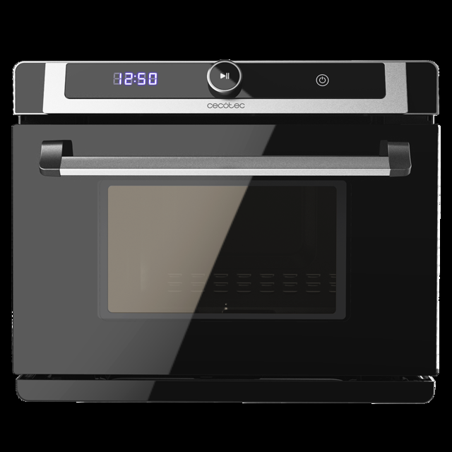 Cecotec Bake&Steam 4000 Combi Gyro Horno de vapor 3 en 1 con función vapor convección y freidora de aire 40 litros de capacidad 7 funciones de cocinado función de autolimpieza rustidor y 2400 W de potencia. Horno a vapor con Ofertas