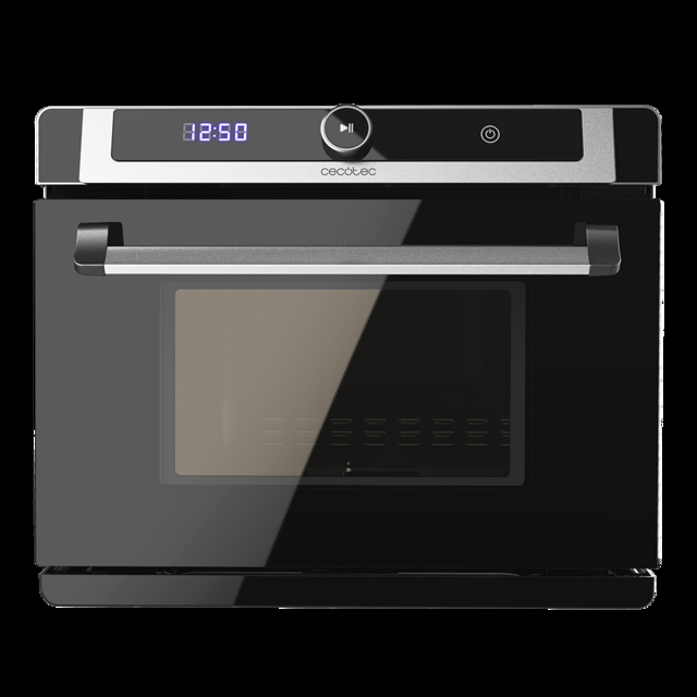 Cecotec Bake&Steam 3000 Combi. Horno de Vapor Horno 3 en 1: Función Vapor Convección y Freidora de Aire Capacidad de 30 litros 7 Funciones de cocinado Autolimpieza Potencia 2220W Horno a vapor con función freidora de aire   En oferta