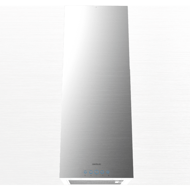 Cecotec Bolero Flux ICT 388000 Inox A++ Campana isla cuadrada de 38cm de ancho acabado inox succión 800m3/h Motor 210W Clase A++ control electrónico 3 niveles de potencia luz filtro de carbono y Delay Function. Campana isla cu Últimos 2 días