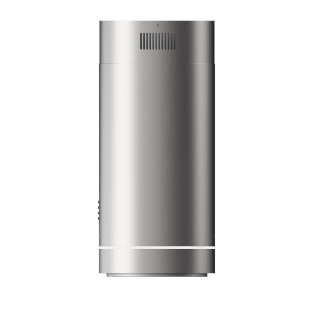 Cecotec Bolero Flux IRE 388000 Inox A++ Campana isla redonda de 38cm de diametro acabado acero inoxidable succión 712m3/h Motor 210W Clase A++ control electrónico 3 niveles de potencia panel led filtro de carbono y Booster Fun Precio de fábrica