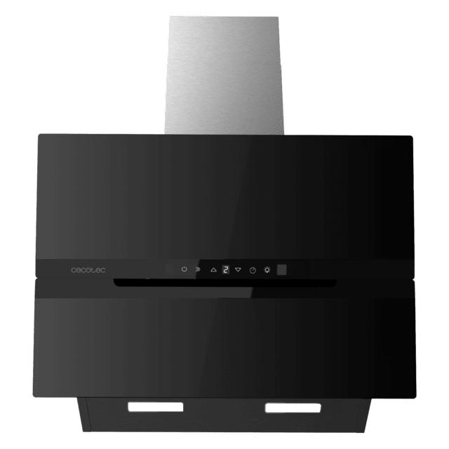 Cecotec Bolero Flux DT 608010 Glass Black A++ Campana decorativa Bolero Flux DT 608010 Glass Black A++ de 60cm de ancho acabado frontal vidrio negro chimenea inox succión 800m3/h Motor 210W Clase A++ control táctil 3 niveles d Grandes descuentos