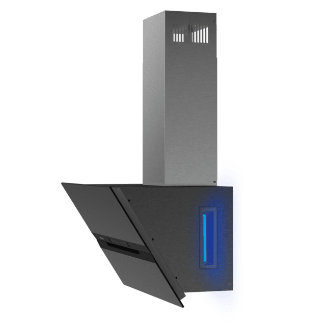 Cecotec Bolero Flux DT 608010 Glass Black A++ Campana decorativa Bolero Flux DT 608010 Glass Black A++ de 60cm de ancho acabado frontal vidrio negro chimenea inox succión 800m3/h Motor 210W Clase A++ control táctil 3 niveles d Grandes descuentos