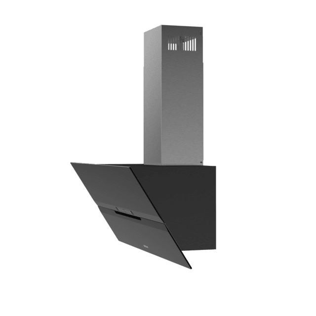 Cecotec Bolero Flux DT 908010 Glass Black A++ Campana decorativa de 90cm de ancho acabado frontal vidrio negro mate chimenea inox succión 800m3/h Motor 210W Clase A++ control táctil 3 niveles de potencia Booster luz filtro de Limitado a 3 días