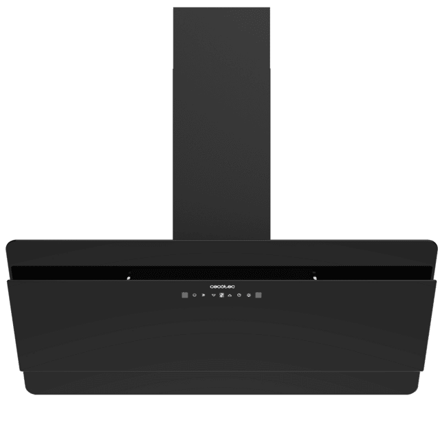 Cecotec Bolero Flux DT 908000 Glass Black A++ Campana decorativa Bolero Flux DT 908000 Glass Black A++ de 90cm de ancho acabado frontal vidrio negro chimenea negra succión 800m3/h Motor 210W Clase A++ control táctil 3 niveles Rebajas online