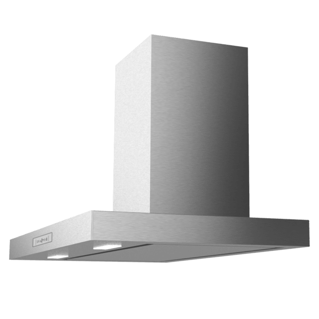 Cecotec Bolero Flux TT 908000 Slim Glass White A++ Campana T de 90cm de ancho acabado inox succión 800m3/h Motor 210W Clase A++ display táctil glass white 3 niveles de potencia luz filtro de carbono Hand Movement Control y Del ÚLTIMAS EDICIONES