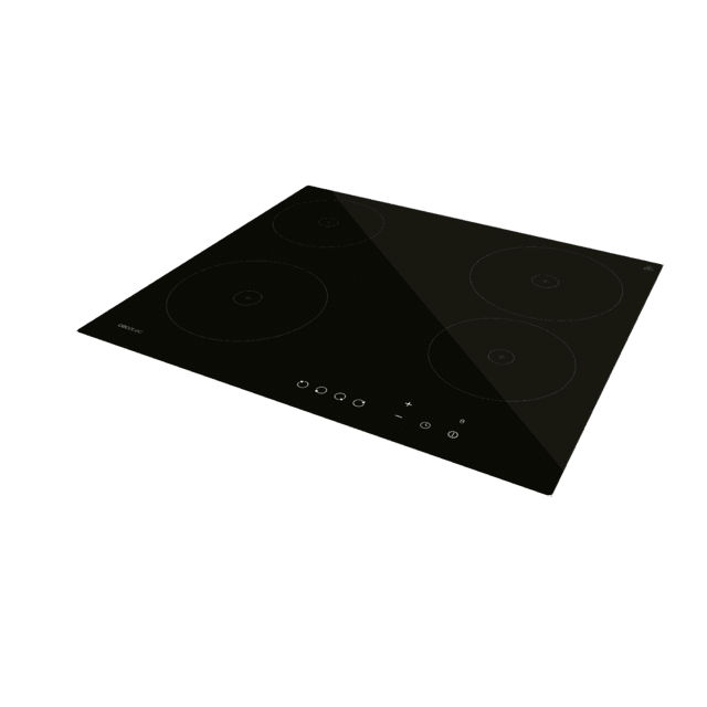 Cecotec Bolero Squad V 4001 Placas de vitrocerámica de 4 fuegos 9 niveles potencia máx. 6000 W y touch control. Placas de vitrocerámica Liquidación