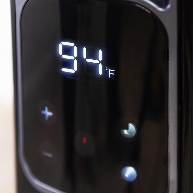 Cecotec ReadyWarm 11000 Touch Black De 11 Elementos Con 2500 W Pantalla Lcd Mando A Distancia 3 Modos Temporizador Máximo Confort Y Seguridad. Radiador de aceite con 11 elementos   Envío gratis