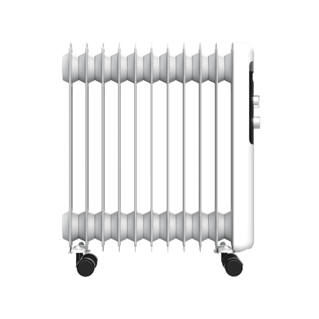 Cecotec ReadyWarm 11050 Space White. Radiador Eléctrico de Aceite con 11 Módulos Bajo Consumo 2500 W 3 Niveles de potencia Sistema de Seguridad Ruedas 25 m2 Radiador Eléctrico de Aceite  COMPRAR AHORA