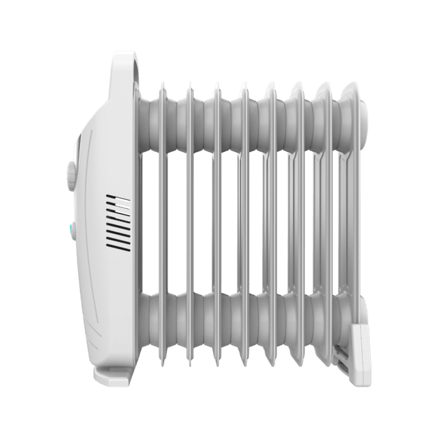 Cecotec ReadyWarm 900 Space White Radiador Eléctrico de Aceite con 9 Módulos Bajo Consumo 1000 W Sistema de Seguridad 15 m2 Radiador Eléctrico de Aceite  Liquidación