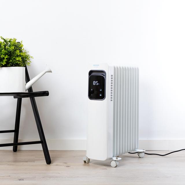 Cecotec ReadyWarm 11000 Touch De 11 Elementos Con 2500 W Pantalla Lcd Mando A Distancia 3 Modos Temporizador Máximo Confort Y Seguridad. Radiador de aceite de 11 elementos Tienda de fábrica