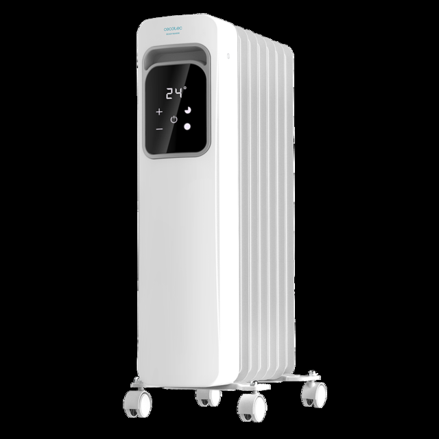 Cecotec Ready Warm 7000 Touch De 7 Elementos Con 1500 W Pantalla Lcd Control Táctil 3 Modos Temporizador Máximo Confort Y Seguridad. Radiador de aceite de 7 elementos   Ofertas especiales