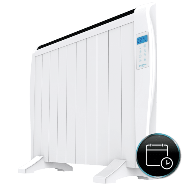 Cecotec Ready Warm 2000 Thermal seco de 10 elementos y 1500 W con pantalla LCD y mando. Radiador Eléctrico / Emisor Térmico 10 elementos   Rebajas de fábrica