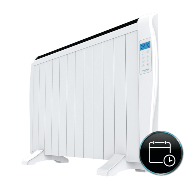 Cecotec Ready Warm 2500 Thermal seco de 12 elementos y 1800 W con pantalla LCD y mando. Radiador Eléctrico / Emisor Térmico 12 elementos   Los más vendidos