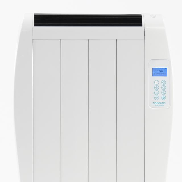 Cecotec Ready Warm 800 Thermal seco de 4 elementos y 600 W con pantalla LCD y mando. Radiador eléctrico / Emisor térmico 4 elementos   Descuento
