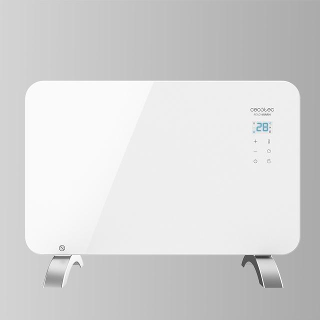 Cecotec Ready Warm 6650 Crystal Connection Convector de 1000 W con placa de cristal y Wi-Fi. Radiador convector eléctrico Wi-Fi 1000 W Tienda