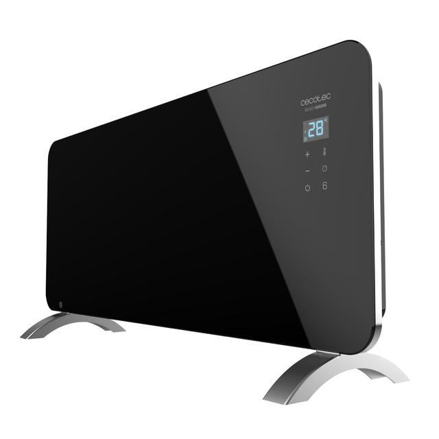 Cecotec Ready Warm 6770 Crystal Connection Convector de 2000 W con placa de cristal y Wi-Fi. Radiador convector eléctrico Wi-Fi 2000 W Liquidación