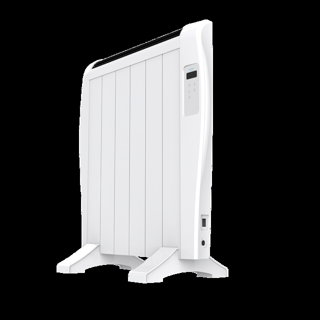 Cecotec Ready Warm 1200 Thermal Connected Emisor térmico con 6 elementos y 900 W control por Wi-Fi pantalla LED mando a distancia temporizador programable selección de temperatura cobertura de 10 m² y máxima seguridad. Radia