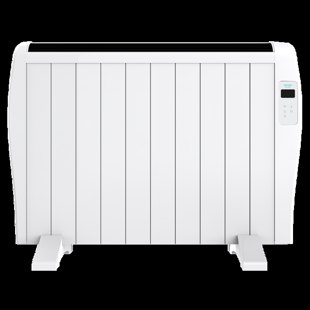 Cecotec Ready Warm 2000 Thermal Connected con 10 elementos y 1500 W control por Wi-Fi pantalla LED mando a distancia temporizador programable selección de temperatura cobertura de 20 m² y máxima seguridad. Radiador Eléctrico Envío gratis