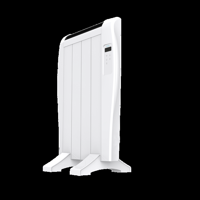 Cecotec Ready Warm 800 Thermal Connected Emisor térmico con 4 elementos y 600 W control por Wi-Fi pantalla LED mando a distancia temporizador programable selección de temperatura cobertura de 8 m² y máxima seguridad. Radiado