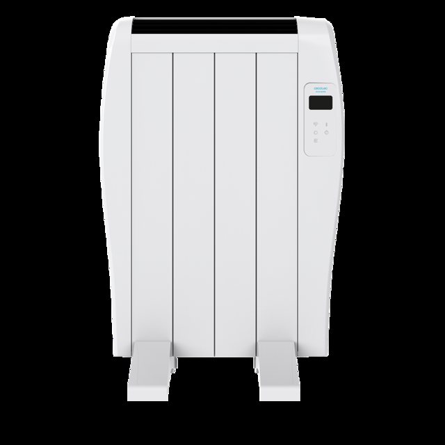Cecotec Ready Warm 800 Thermal Connected Emisor térmico con 4 elementos y 600 W control por Wi-Fi pantalla LED mando a distancia temporizador programable selección de temperatura cobertura de 8 m² y máxima seguridad. Radiado Oferta especial de fábrica