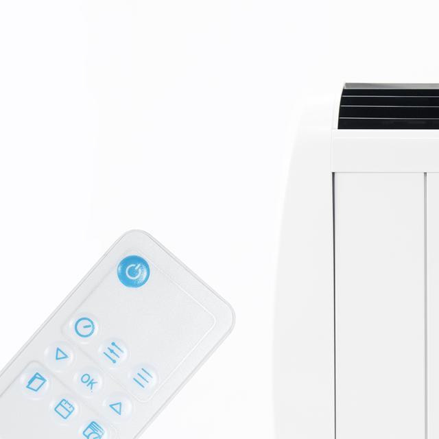 Cecotec Ready Warm 2500 Thermal M. Radiador Eléctrico Bajo Consumo con 12 Elementos 1800W De pared o pie 3 Modos Temporizador Mando a Distancia Pantalla Blanco Radiador Eléctrico / Emisor Térmico 12 elementos Solo queda un día