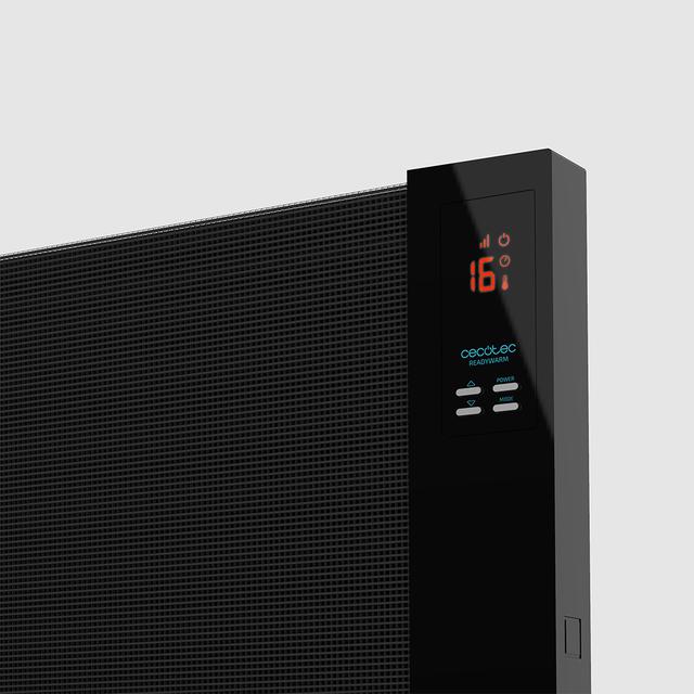 Cecotec Ready Warm 3100 Smart Now digital de 2000 W con termostato regulable y mando a distancia. Placa radiante de mica mecánica. Potente. 2000 W. Pantalla LCD. Temporizador. 3 modos. Con ruedas. Termostato regulable. Sistema Tienda de fábrica