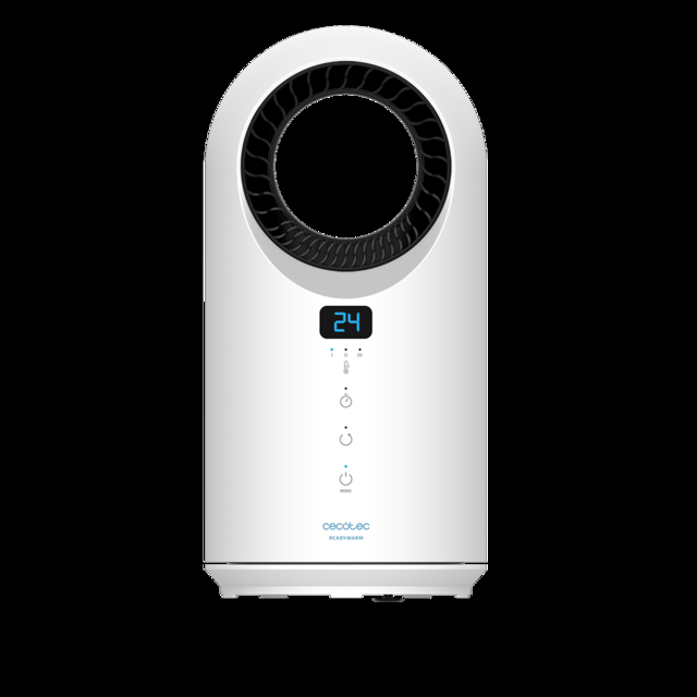 Cecotec Ready Warm 8200 Bladeless Calefactor Bladeless con 1500 W mando a distancia táctil pantalla LED 3 modos oscilación temporizador y triple sistema de seguridad. Calefactor Bladeless Limitado a 3 días