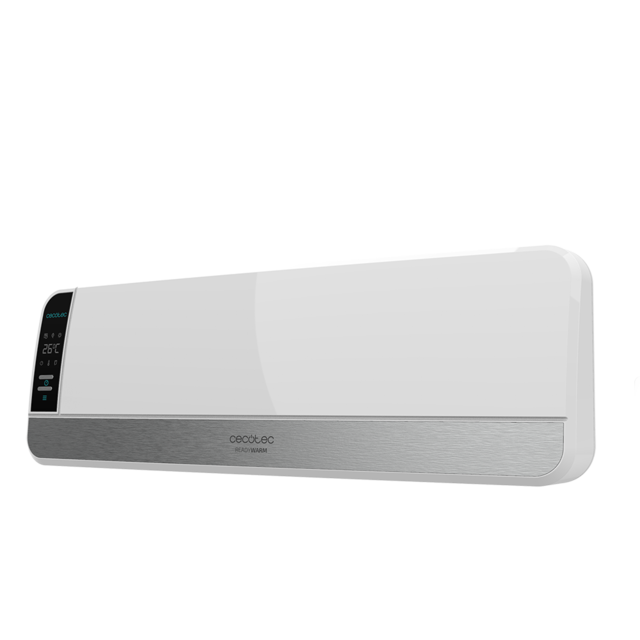 Cecotec Ready Warm 5250 Swing Box Ceramic Calefacor cerámico de baño con 2000 W pantalla LED mando a distancia protección IPX2 y oscilación de las lamas. Calefactor Cerámico Pared Precios de Black Friday