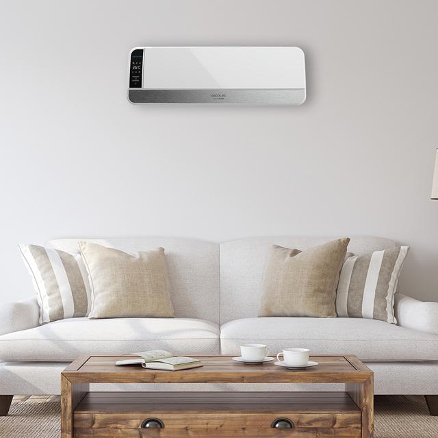 Cecotec Ready Warm 5250 Swing Box Ceramic Calefacor cerámico de baño con 2000 W pantalla LED mando a distancia protección IPX2 y oscilación de las lamas. Calefactor Cerámico Pared Precios de Black Friday