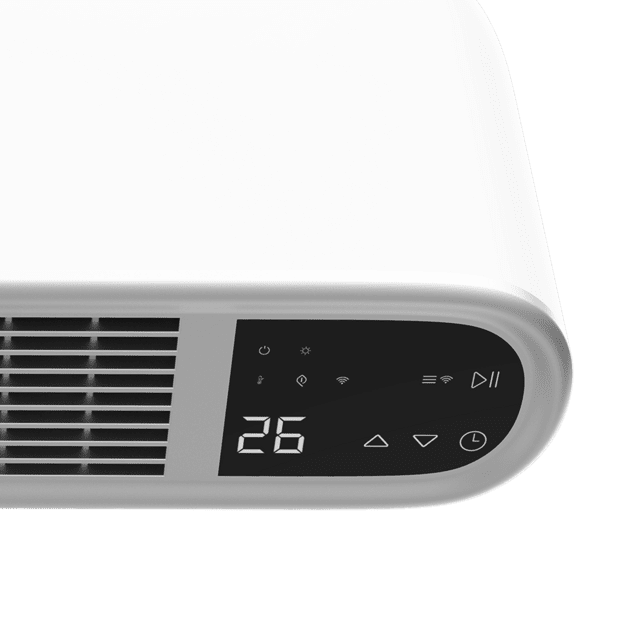 Cecotec Calefactor cerámico de baño ReadyWarm 2000 Max Box Ceramic Connected Calefactor cerámico de baño con 2000 W control por wifi y protección IP22. Calefactor de pared   Libre de impuestos