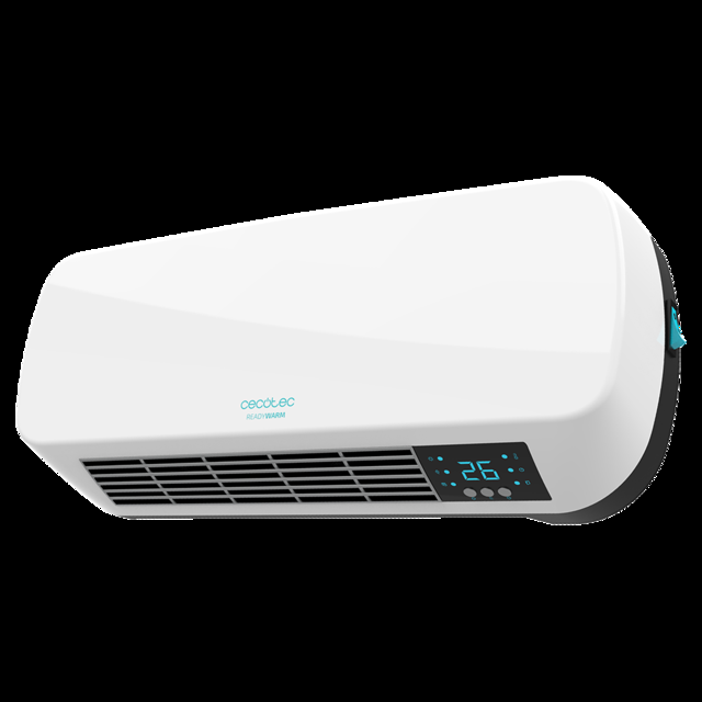 Cecotec Ready Warm 5200 Box Ceramic Calefacor cerámico de baño con 2000 W pantalla LED mando a distancia y protección IPX2. Calefactor Cerámico Pared Descuento por venta flash