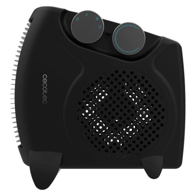 Cecotec Termoventilador ReadyWarm 2000 Max Dual Black Termoventilador con 2000 W y 3 modos de funcionamiento. Calefactor / Termoventilador 2000 W Rebajas de fin de temporada