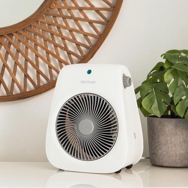 Cecotec Termoventilador ReadyWarm 2000 Max Force White Termoventilador con 2000 W 2 niveles de potencia y 3 modos de funcionamiento. Termoventilador 2025
