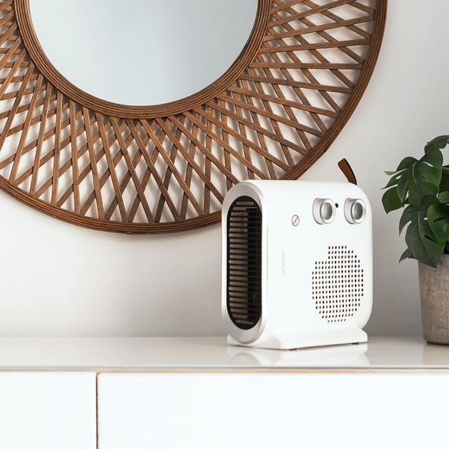 Cecotec Termoventilador ReadyWarm 2050 Max Dual White Termoventilador con 2000 W 2 niveles de potencia y 3 modos de funcionamiento. Termoventilador / Calefactor 2000 W Outlet