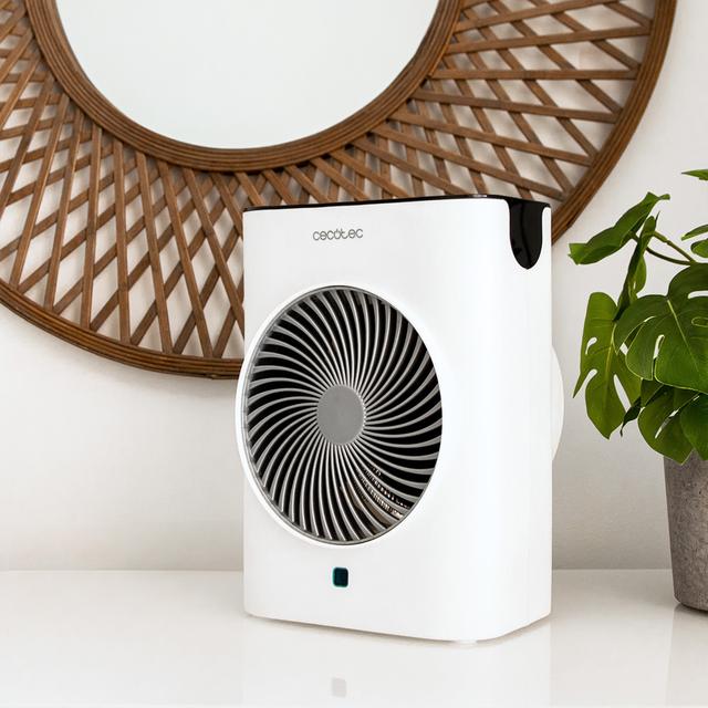 Cecotec Termoventilador ReadyWarm 2070 Max Force Smart White Termoventilador con 2000 W 2 niveles de potencia y 3 modos de funcionamiento con pantalla LED y mando a distancia. Termoventilador Rebajas baratas