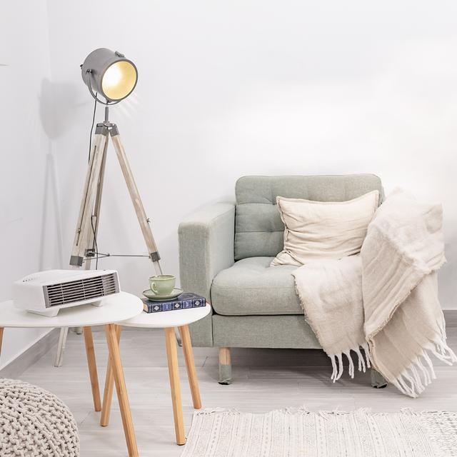 Cecotec ReadyWarm 3000 Horizon White Termoventilador con 3000 W 2 niveles de potencia con termostato ajustable Termoventilador Rebajas de fábrica