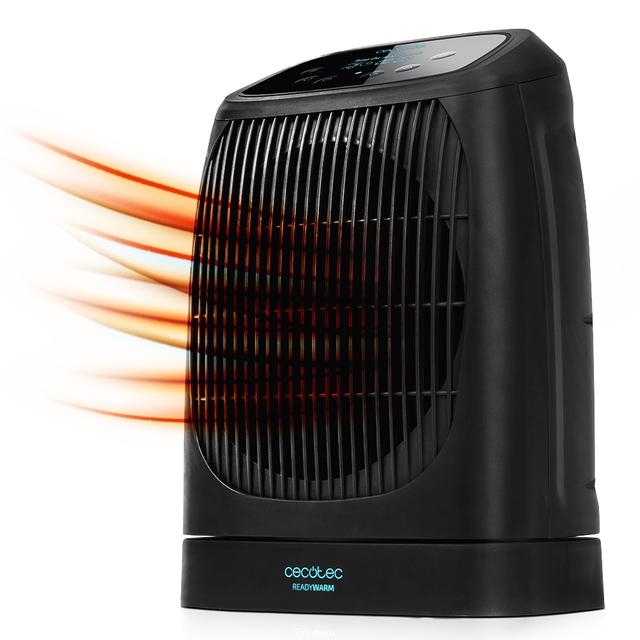Cecotec Ready Warm 9600 Smart Force Con 2000 W Oscilación Pantalla Temporizador 2 Niveles De Potencia Y 3 Modos De Funcionamiento Calefactor / Termoventilador 2000 W   Rebajas online