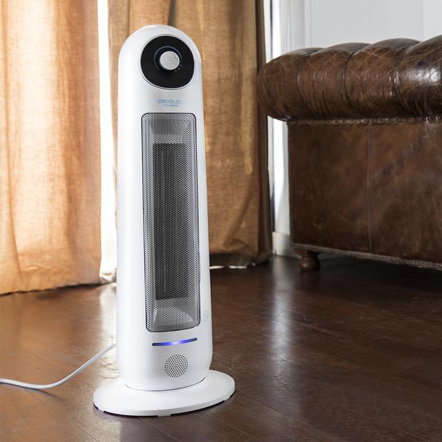 Cecotec Ready Warm 10000 Top Ceramic de 2200 W con oscilación y 3 modos con termostato regulable. Calefactor cerámico 2200 W ÚLTIMAS EDICIONES