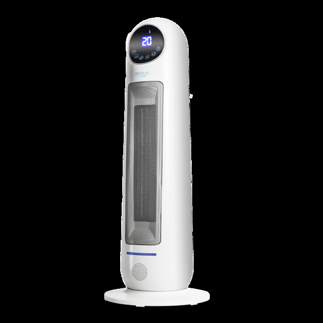 Cecotec Ready Warm 10100 Smart Ceramic de diseño con 2200 W mando a distancia pantalla digital y 3 modos con termostato regulable. Calefactor cerámico 2200 W Precio de fábrica