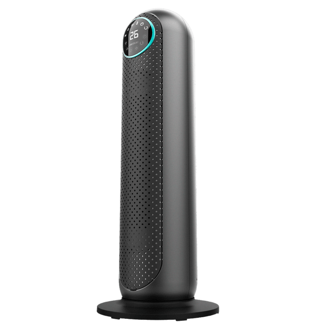 Cecotec ReadyWarm 10150 Smart Ceramic Pro Calefactor cerámico de 2200 W con mando a distancia pantalla LED selección de temperatura temporizador oscilación 3 modos y triple sistema de seguridad. Calefactor cerámico