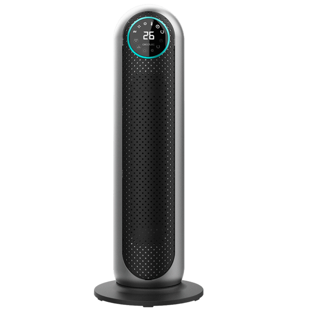 Cecotec ReadyWarm 10150 Smart Ceramic Pro Calefactor cerámico de 2200 W con mando a distancia pantalla LED selección de temperatura temporizador oscilación 3 modos y triple sistema de seguridad. Calefactor cerámico Promoción por tiempo limitado