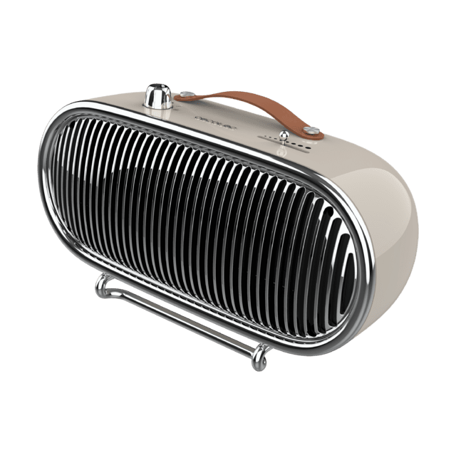 Cecotec ReadyWarm 1500 Ceramic Calefactor cerámico de sobremesa con 1500 W Diseño retro termostato regulable y 2 modos de funcionamiento. Calefactor cerámico de sobremesa Oferta especial de fábrica
