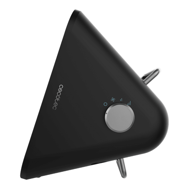 Cecotec ReadyWarm 1500 Max Ceramic Design Black Calefactor cerámico de sobremesa con 1500 W termostato regulable y 3 modos de funcionamiento. Calefactor cerámico de sobremesa Solo queda un día