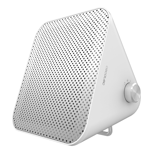Cecotec ReadyWarm 1500 Max Ceramic Design White Calefactor cerámico de sobremesa con 1500 W termostato regulable y 3 modos de funcionamiento. Calefactor cerámico de sobremesa