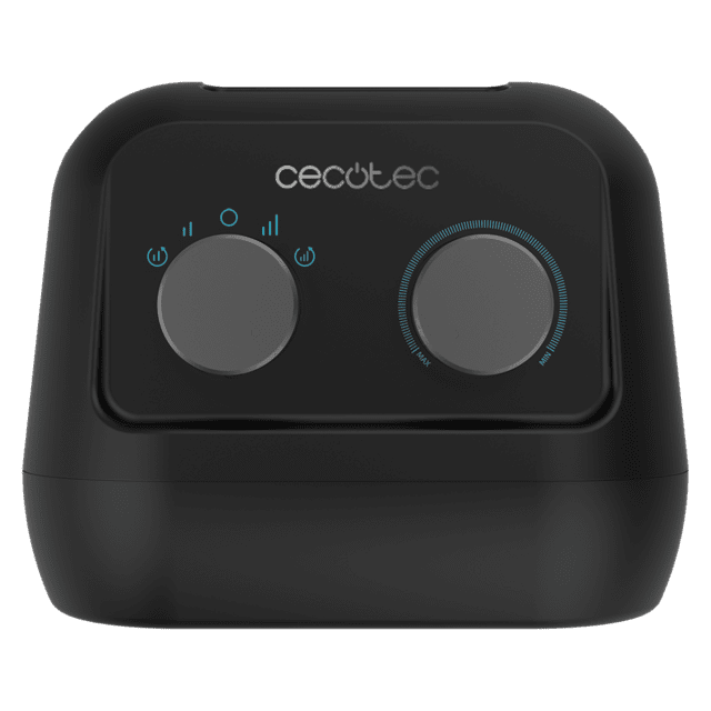 Cecotec ReadyWarm 1500 Max Ceramic Rotate Black Calefactor cerámico de sobremesa con 1500 W oscilación termostato regulable y 3 modos de funcionamiento. Calefactor cerámico de sobremesa 1500 W Grandes descuentos